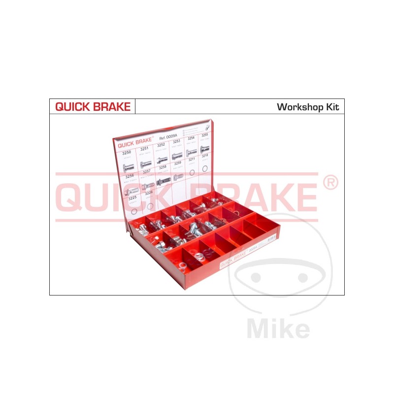 QUICK BRAKE Surtido 61 tornillos banjo para latiguillos de freno 4421314