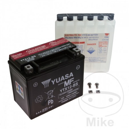 YUASA Batería moto YTX12-BS 7070691