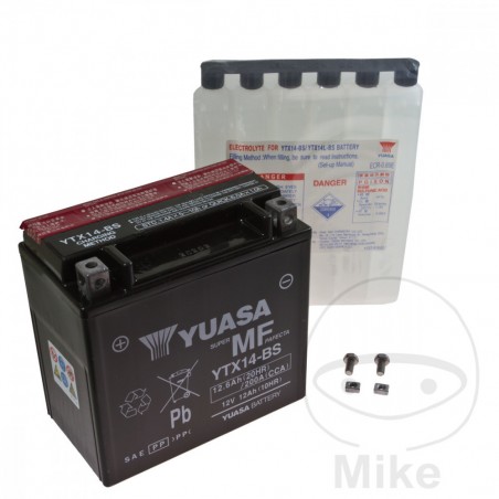 YUASA motorcycle battery YTX14-BS 7070709