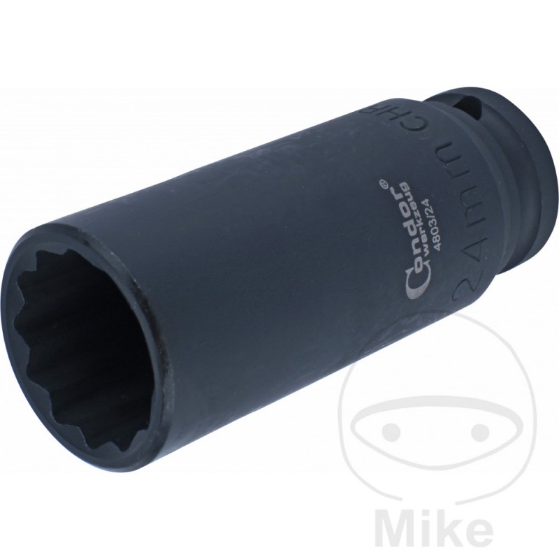 JMP Bihexagonal impact socket 1/2 24 MM 85 605.03.60