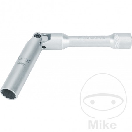 CONDOR spark plug socket wrench SW14 3/8" 12 KT 180 MM 609.03.14