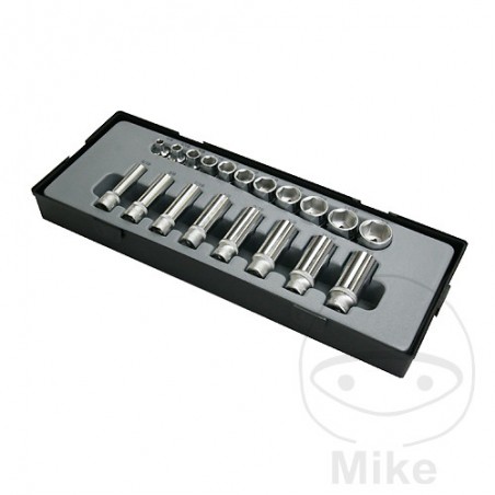 6ON Juego 19 llaves de vaso 3/8 722.88.51