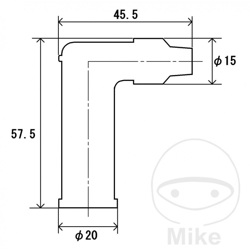 NGK Spark plug pipe L05EA 708.00.18