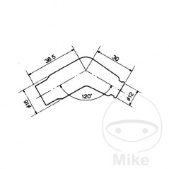NGK Spark plug pipe VD05EMH 708.00.41