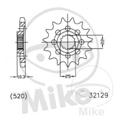 ESJOT pinion racing fine gear 14T P-520 Ø22/25 MM 726.06.23