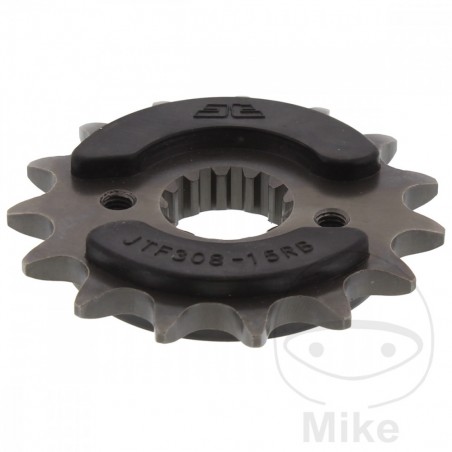 JT SPROCKETS Piñón transmisión con goma 15 TEETH 520 726.03.77