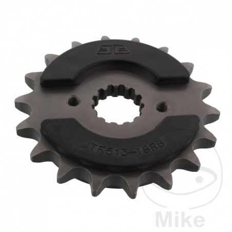 JT SPROCKETS Piñón transmisión con goma 18 TEETH 530 726.03.90