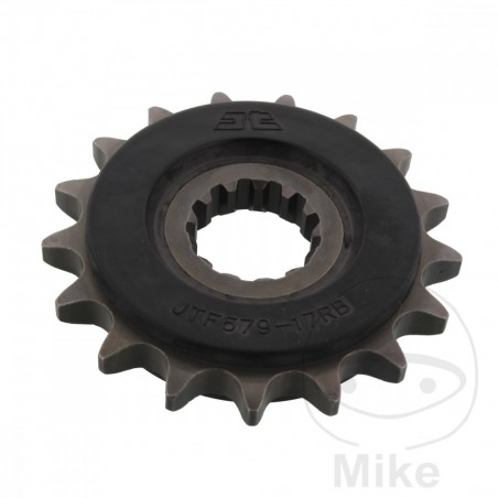 JT SPROCKETS Transmission pinion with rubber 17 TEETH 530 726.04.02