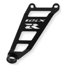 Replacement: exhaust brace with stainless steel passenger footrest