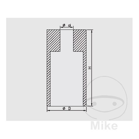 KAYABA Free piston for fork cartridge 10 X 36 70 773.06.00