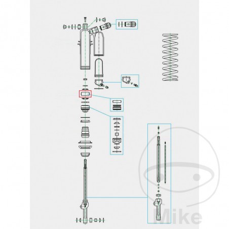 KAYABA Pistón compresión para amortiguador 50 MM 773.11.56