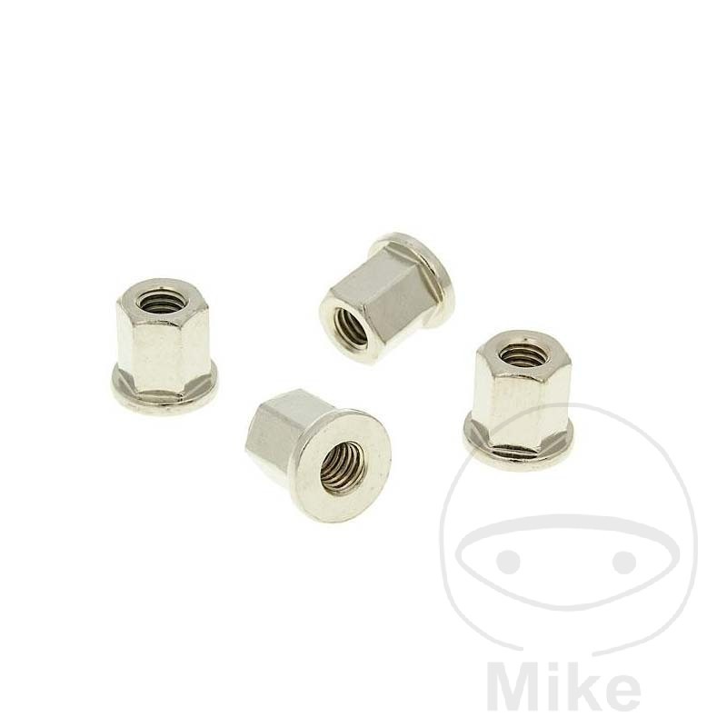 NARAKU Juego 4 tuercas de culata M6 X 1 MM 756.03.55