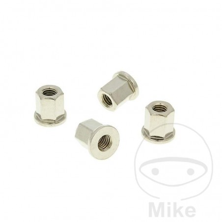 NARAKU Juego 4 tuercas de culata M6 X 1 MM 756.03.55