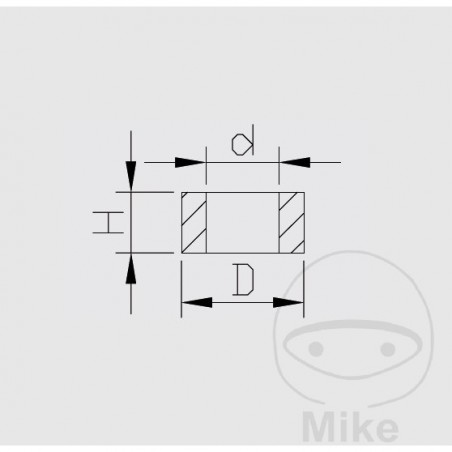 KAYABA Tuerca paso de presión 5X10X4.25 773.06.26