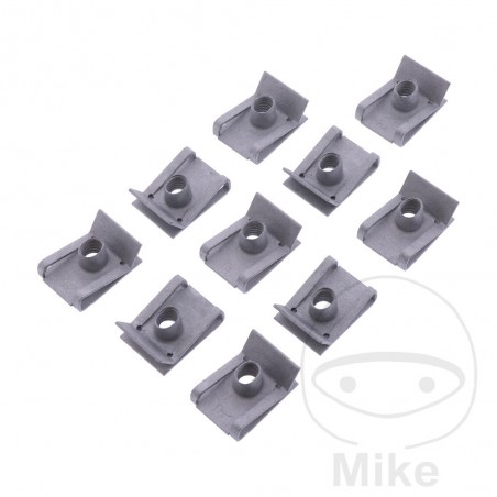 JMP Set of 10 metal body nuts 775.01.66