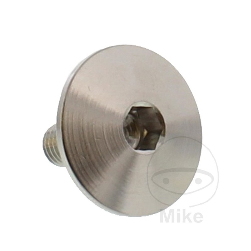 JMP Tornillo de tapa válvula acero inoxidable M7X1.00 MM 11 V4A 775.82.24