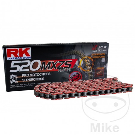RK Paso cadena de moto sin retén 520MXZ5 7250841