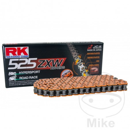 RK Cadena de moto abierta con enganche remache XW-RING 525ZXW/120 7940476