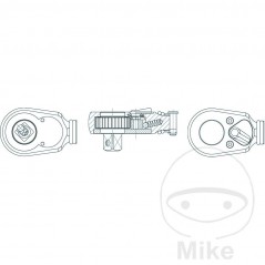 Spare parts kit for ratchet wrench 916SP 607.95.29