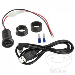 Convertidor con toma usb 12V-5V 2.1A 1M 1940997