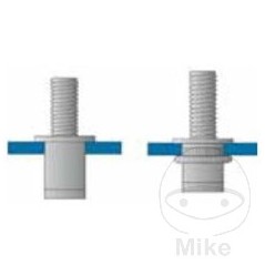 Pack of 100 blind rivet screws M5X11 4790196