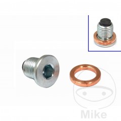 JMP Titanium Magnetic Oil Drain Screw with Gasket M14X1.50 MM 723.10.37