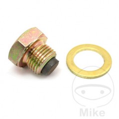 JMP Titanium Magnetic Oil Drain Screw with Gasket M14X1.25 MM 723.93.12