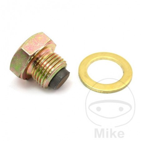 JMP Tornillo magnético de drenaje aceite titanio con junta M14X1.25 MM 723.93.12