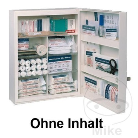 empty first aid kit