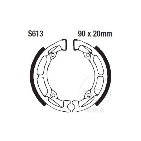 EBC spring brake shoes 7320142