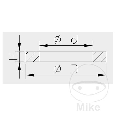 KAYABA Damper piston tube washer replacement 773.11.64