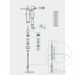 KAYABA Shock absorber head gasket washer 773.11.83