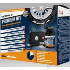 TERRA-S Kit sellador de neumáticos antipinchazos 450 ML PREMIUM 5190543