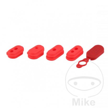 Pack of 5 rubber closing covers for electric motorcycle cables 7510521