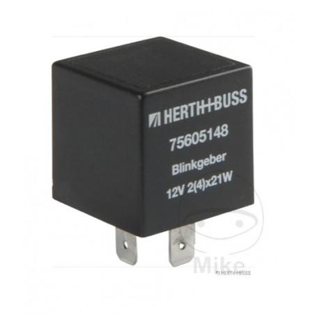 HERTH+BUSS Relé de intermitente 3 polos 12V MQ 1081108 108.21.14