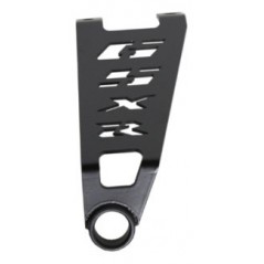 Replacement: exhaust brace with stainless steel passenger footrest