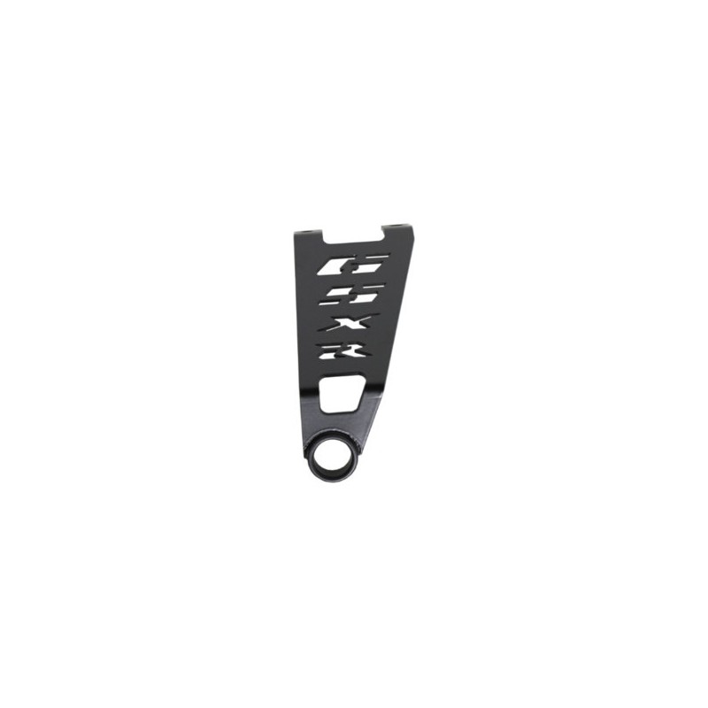 Replacement: exhaust brace with stainless steel passenger footrest