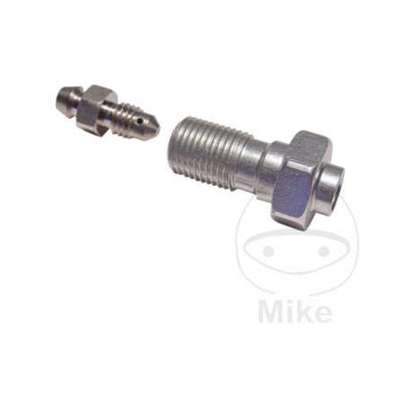 JMP Aluminum single banjo screw with indented nipple M10X1.25 757.43.53VAR