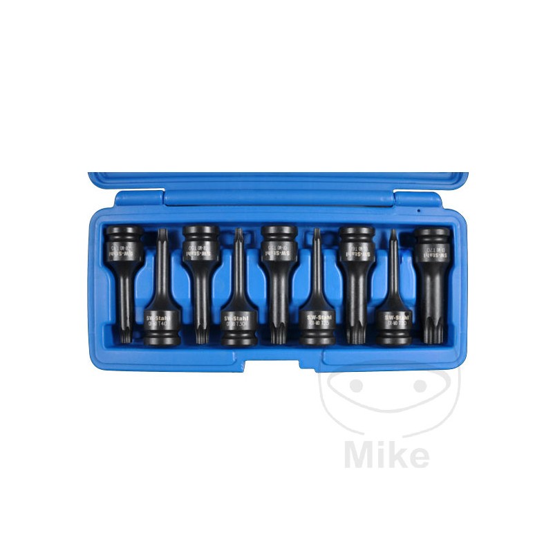 Allen screwdriver bit set 75 MM T20-T60 605.96.38