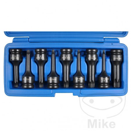 Juego puntas de destornillador allen 75 MM T20-T60 605.96.38