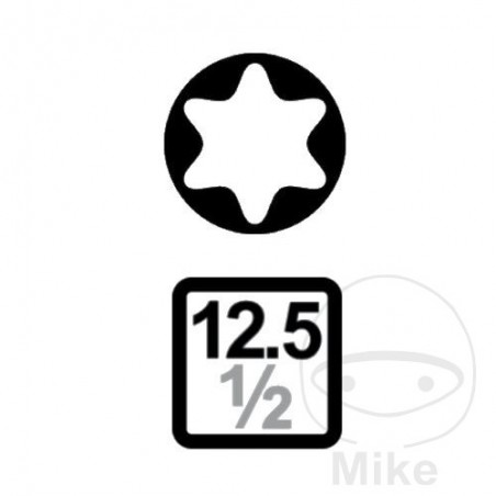 Juego puntas de destornillador allen 75 MM T20-T60 605.96.38