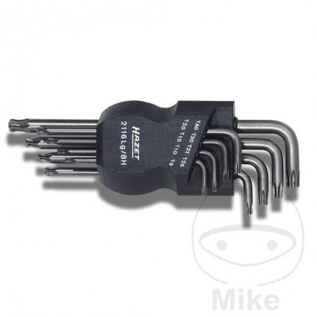 ALPHA TECHNIK Kit 8 destornilladores acodados para tornillos T9-T40 605.15.28