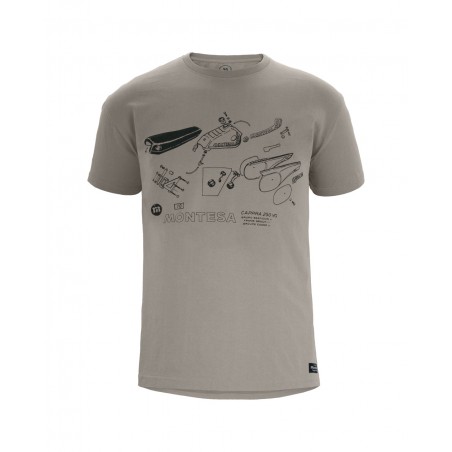 HEBO T-SHIRT EXPLODED MT2009BG