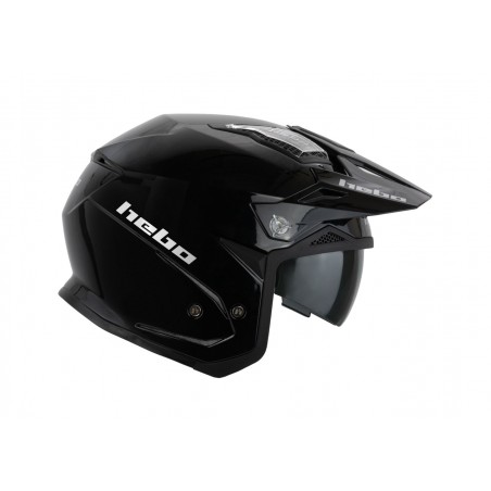 HEBO Casco trial jet abierto 5 MONOCOLOR HC1129N
