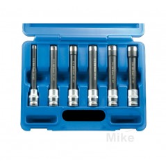 Set of 6 torx socket wrenches 1/2 E10-E20 150 MM 605.69.72