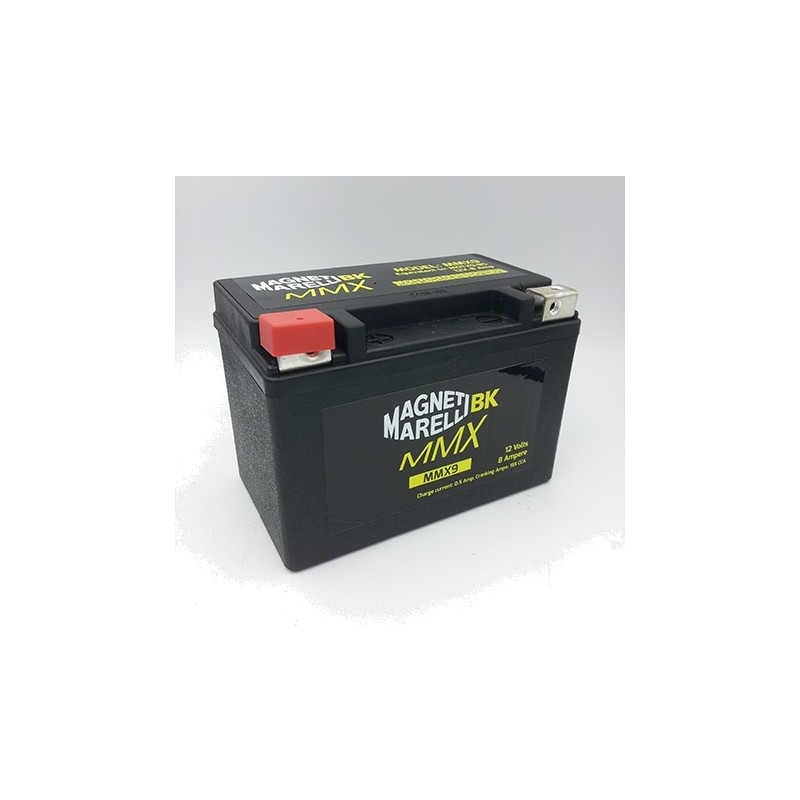 MAGNETI MARELLI Pre-charged activated motorcycle battery with more power MM ULTRA LIFE MMX9