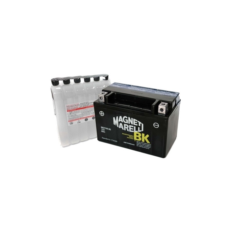 MAGNETI MARELLI MOTORCYCLE BATTERY MM MOTX9A-BS