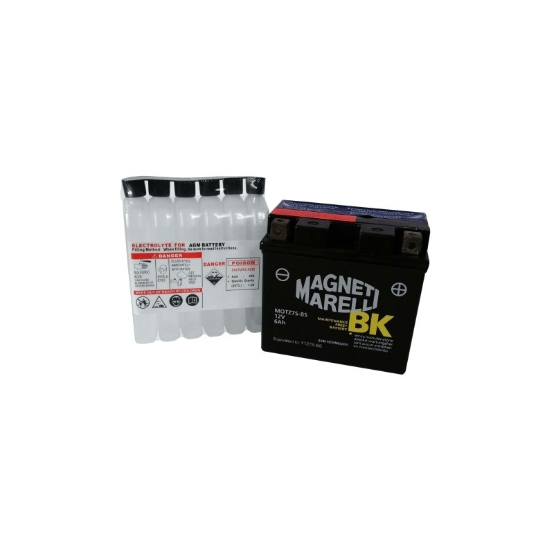 MAGNETI MARELLI MOTORCYCLE BATTERY MM MOTZ8S-BS -N-