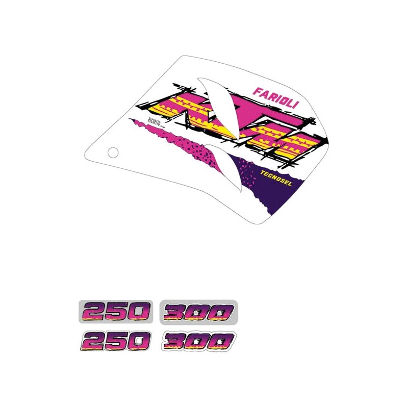 TECNOSEL Kit pegatinas réplica TEAM 1091585