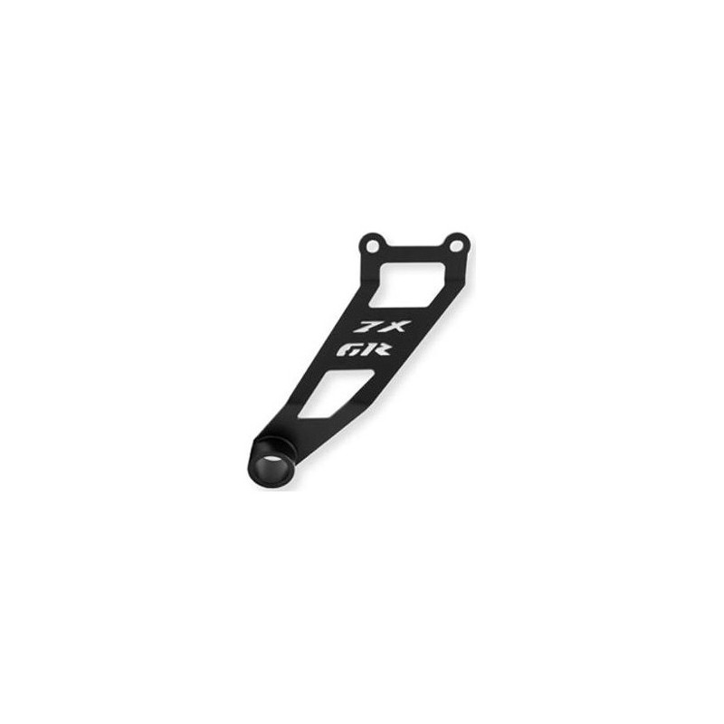 Replacement: exhaust brace with stainless steel passenger footrest